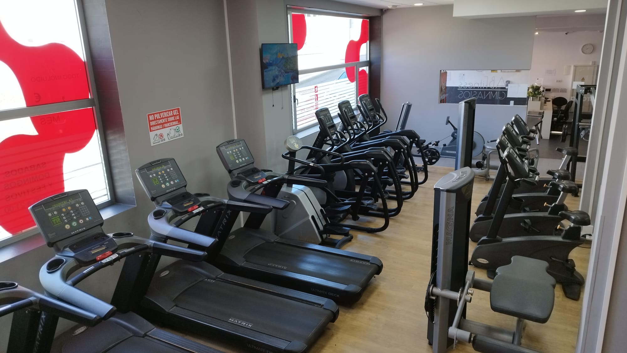Zona de musculación Abfitness Foz