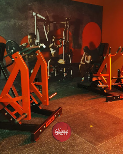 Zona de musculación con maquinaria Matrix en Abfitness Ribadeo