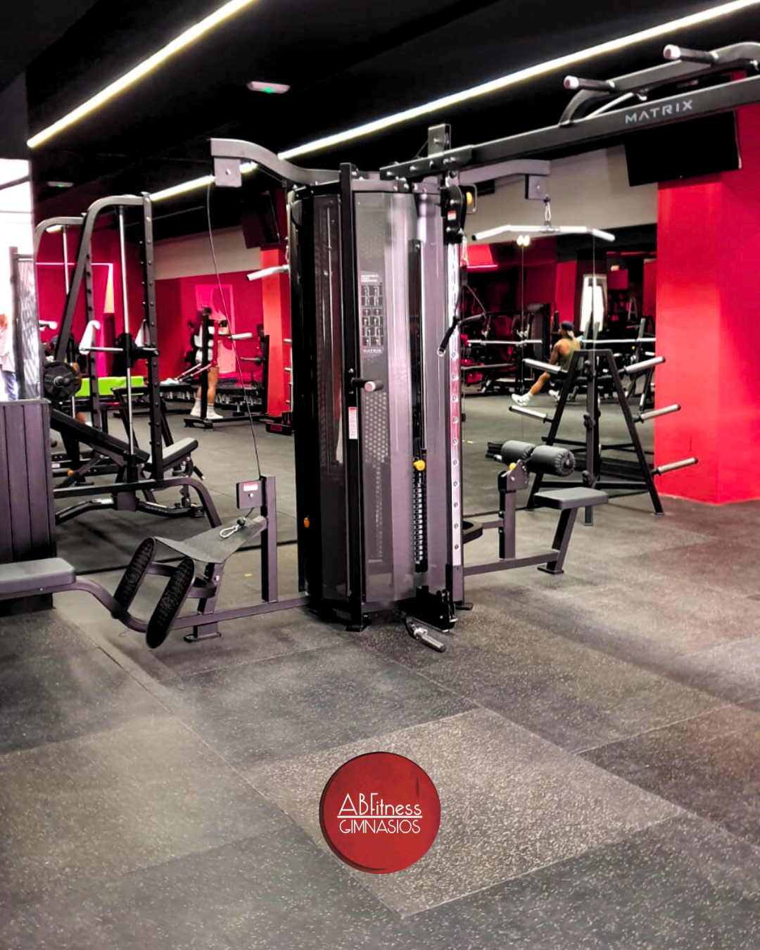 Sala de actividades dirigidas en Abfitness Ribadeo