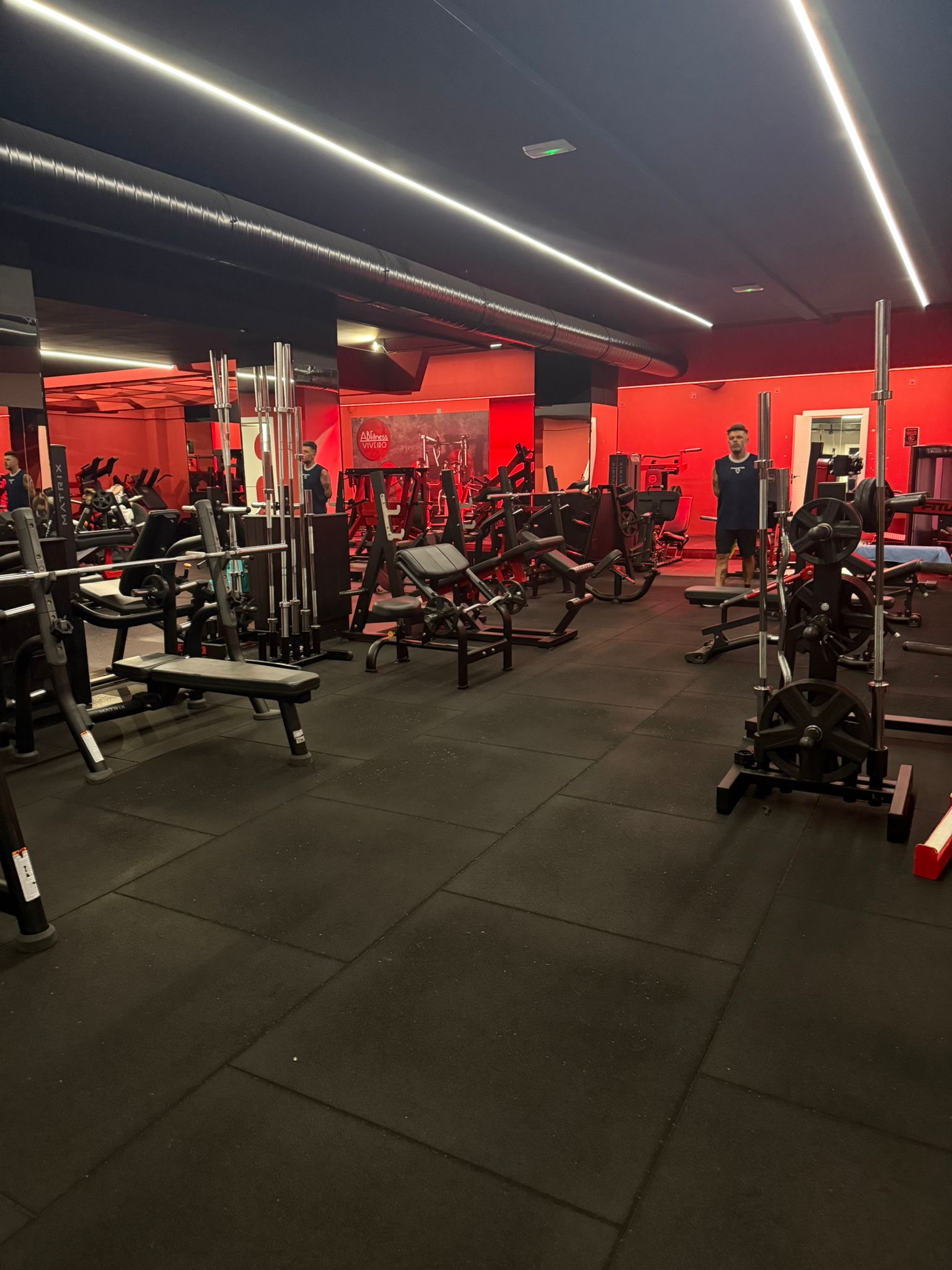 Zona de musculación Abfitness Viveiro